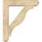 Ekena Millwork Funston Craftsman Rough Sawn Bracket w/ Offset Brace, Douglas Fir, 6"W x 26"D x 30"H BKT0604X26X30FST04RDF - alternate 2
